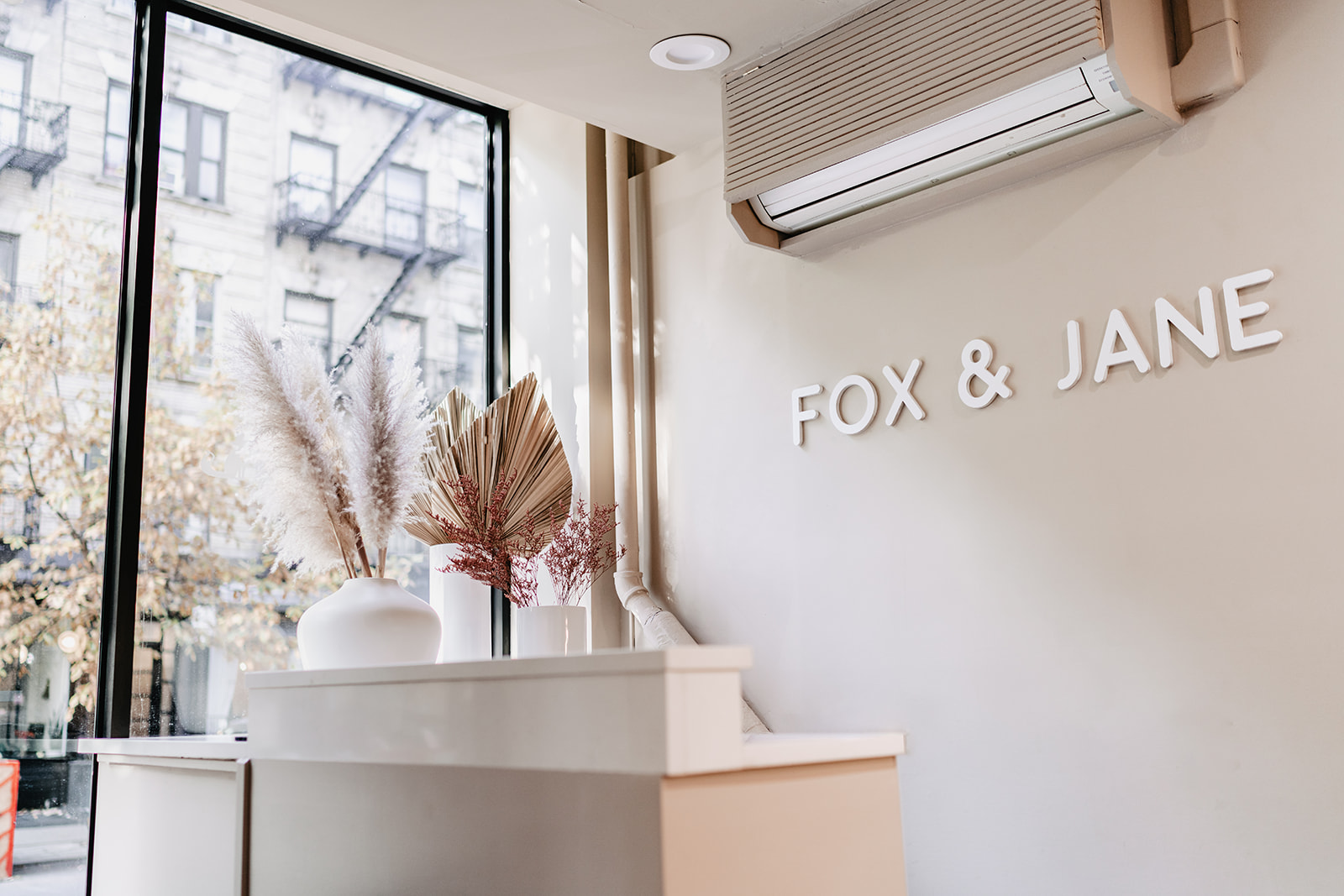 Recepition area of salon